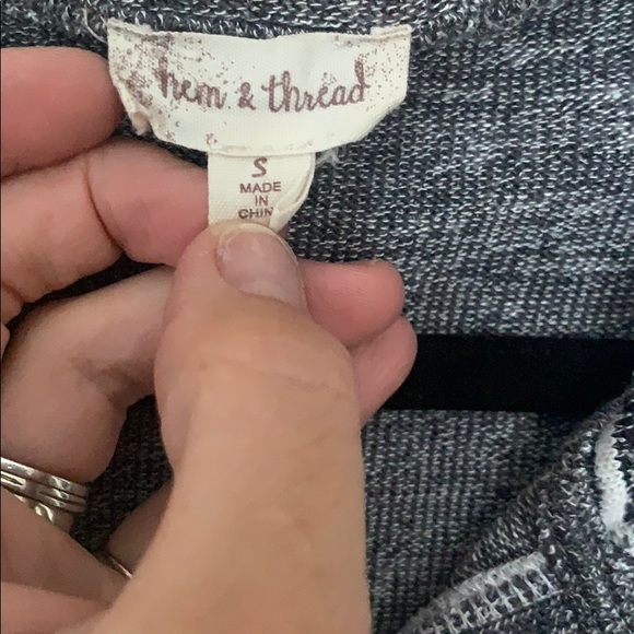 Hem & Thread button up hoodie - Picture 3 of 5